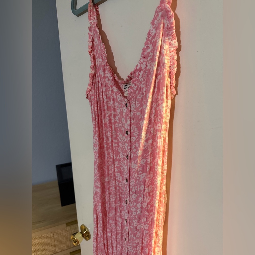 Billabong Pink Floral Midi Dress